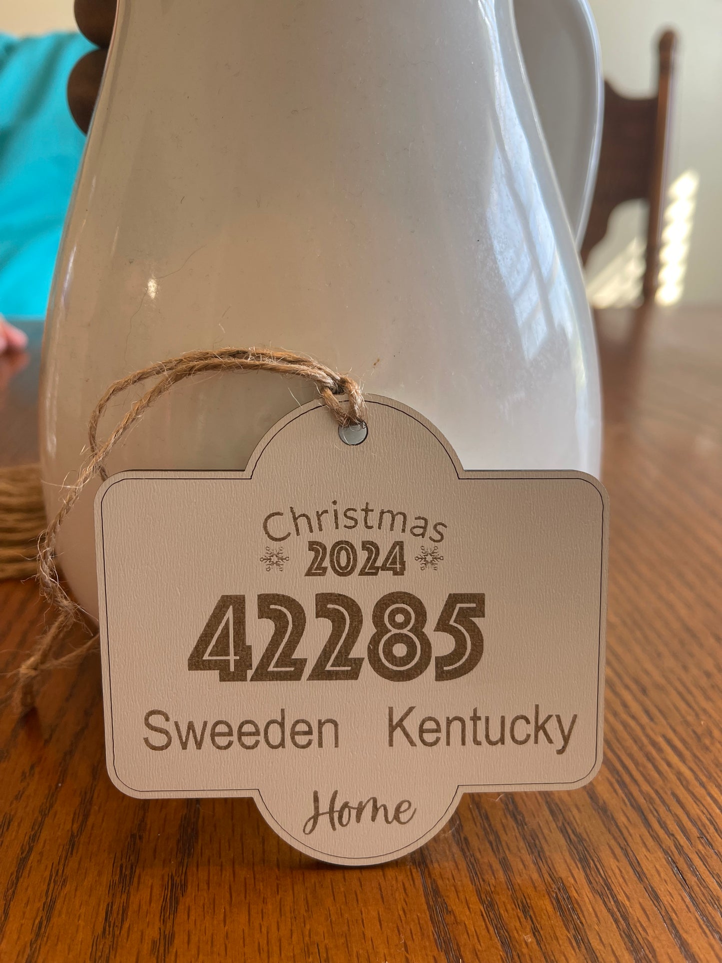 Custom Zip Code Ornaments