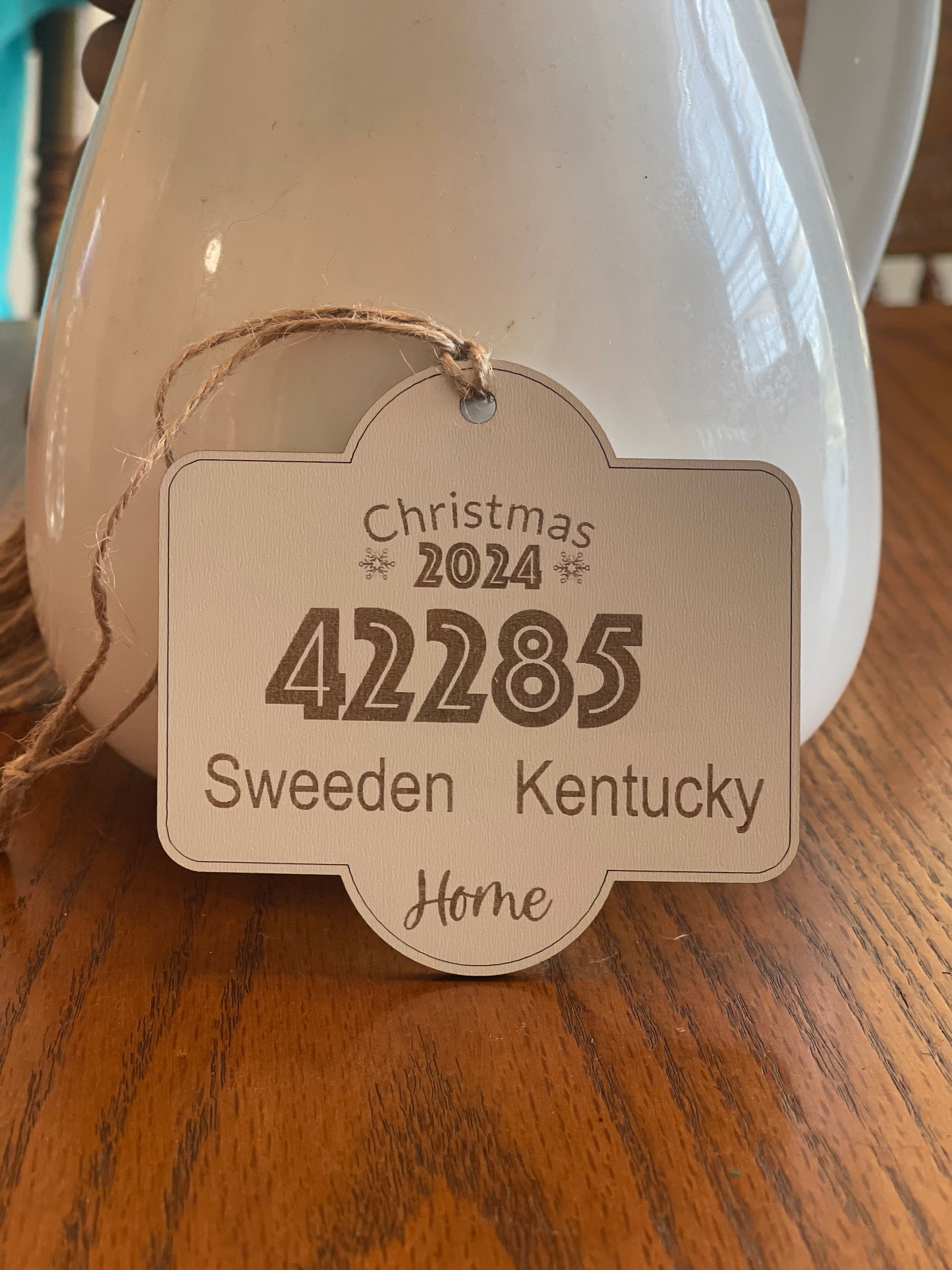Custom Zip Code Ornaments