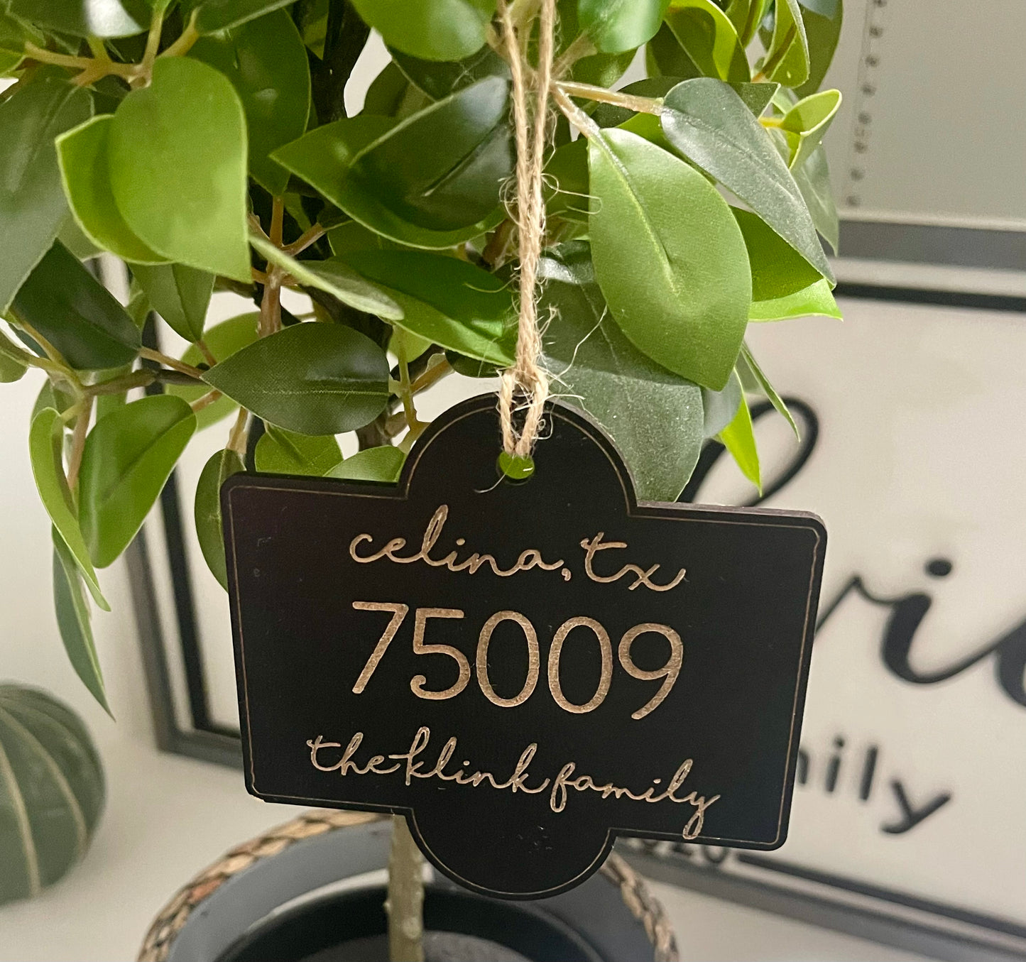 Custom Zip Code Ornaments