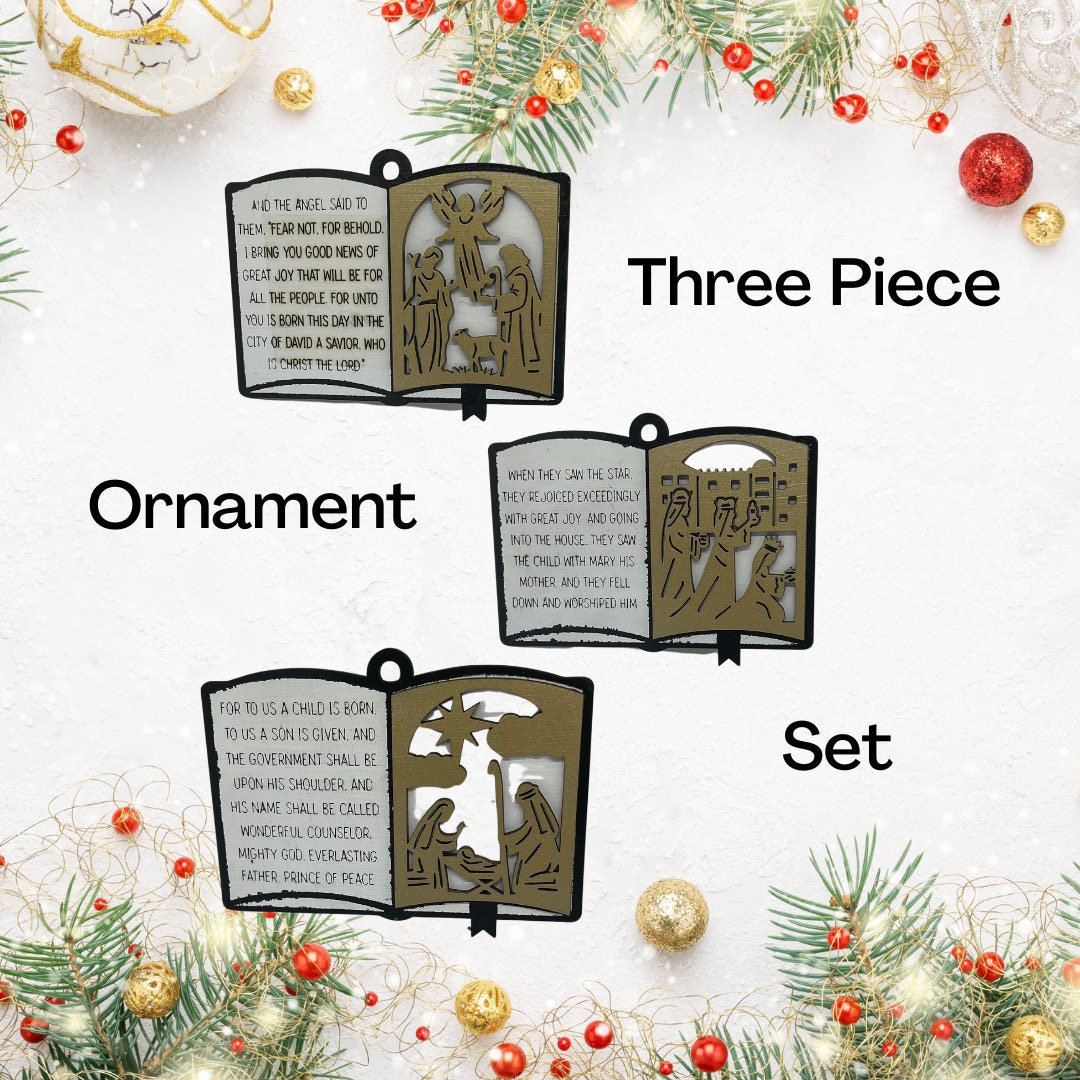 Set of Christmas Story Ornaments