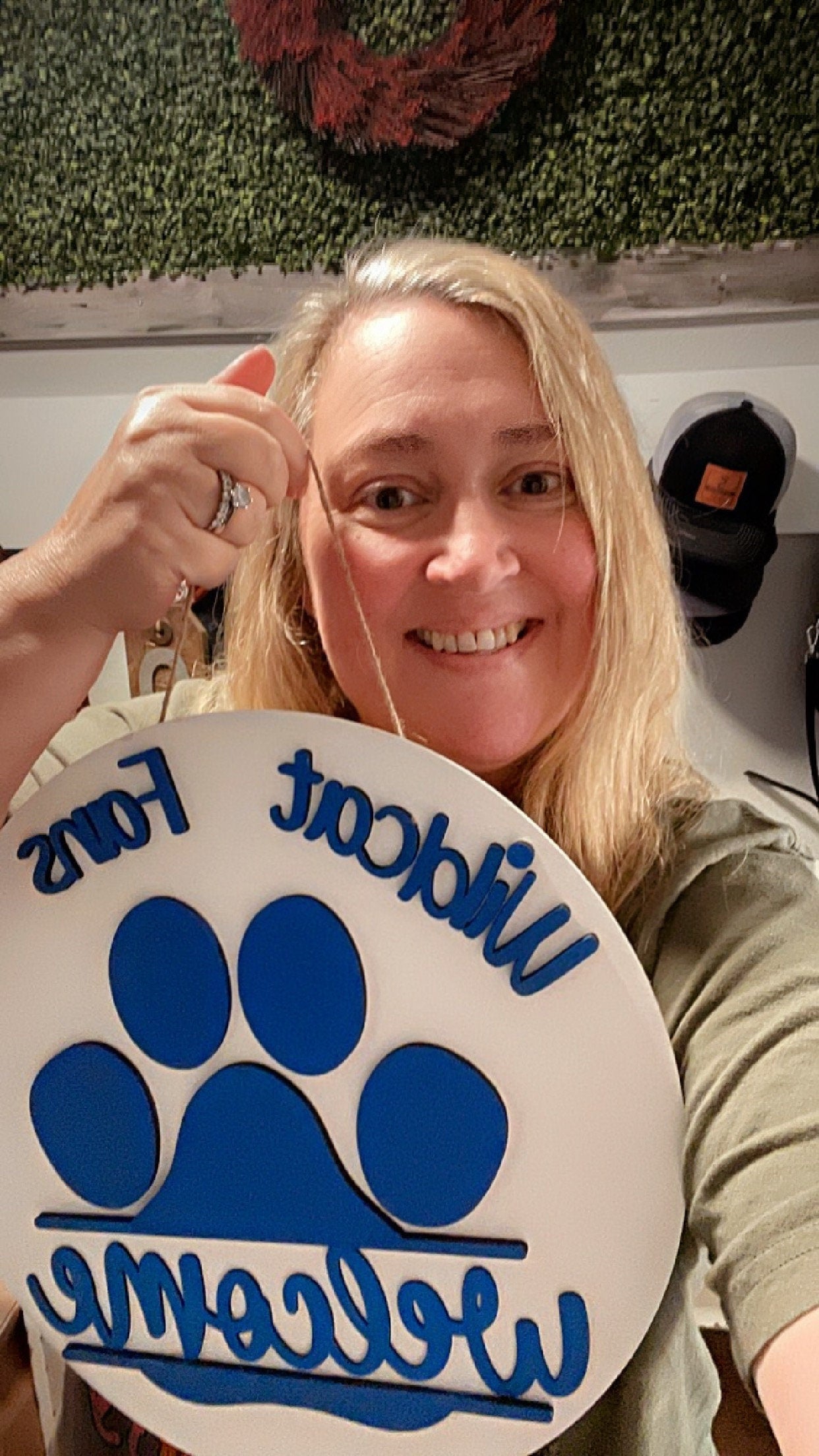 Kentucky Cat Door Hanger