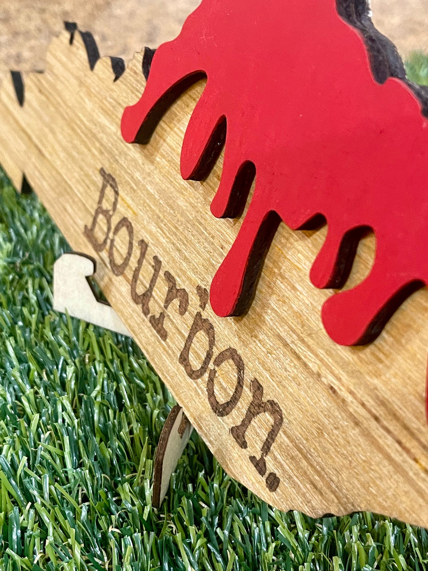 Kentucky State Bourbon Shelf Sitter