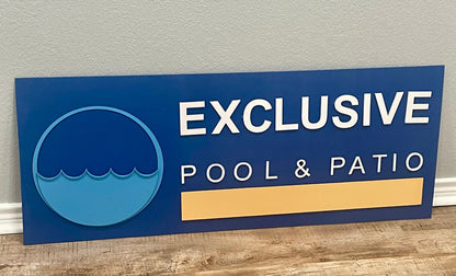 Custom design/Your Logo Sign in 3D