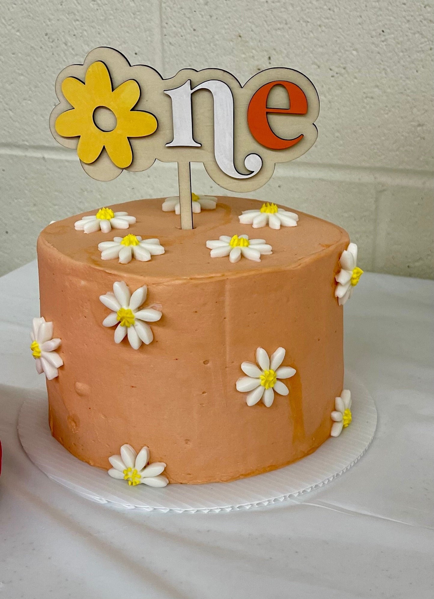 Daisy Smash Cake Topper/Birthday Cake