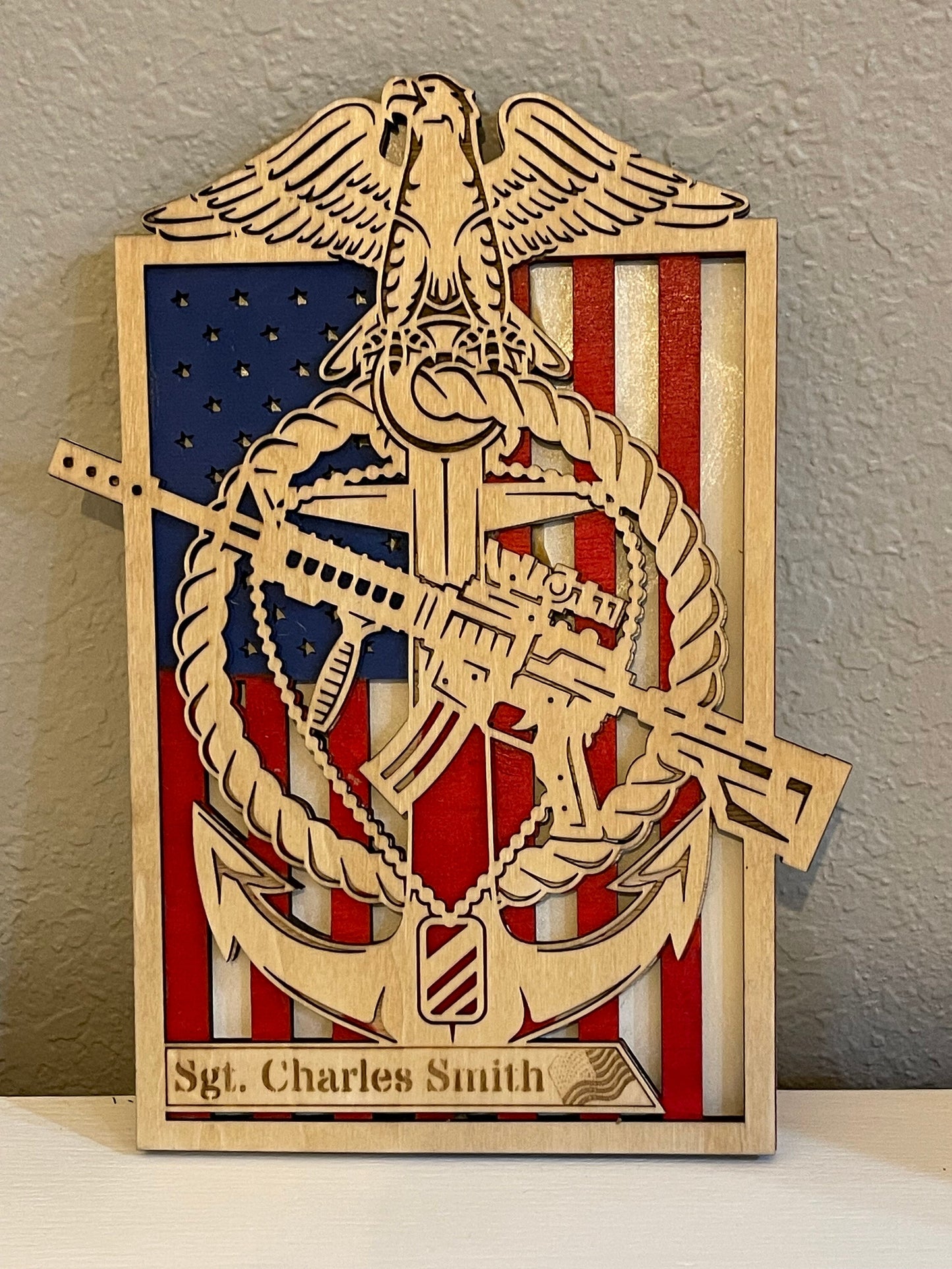 Military/Armed Forces Plaque for Every Branch/Soldier